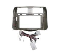 NCTPICLC Car Frame Fascia Adapter Canbus Box Decoder Android Radio Dash Panel Kit For Land For Cruise LC150 For Toyota For Prado 150 2010-2013 Navigation Frame Dash Radio Bezel(Full Set B BSJ)