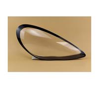 NCTPICLC Car Headlamp Headlights For Panamera For 970 2010 2011 2012 2013 Headlight Lens Cover Headlamp Glass Lamp Shell Transparent Lampshade Black Edge(A Pair)