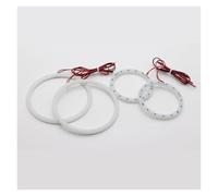 NCTPICLC Car Headlamp Headlights For VW For Golf 4 For Golf4 MK4 R32 VR6 1998 1999 2000 2001 2002 2003 2004 SMD Cotton Light LED Angel Eye Halo Ring DRL Kit(White)