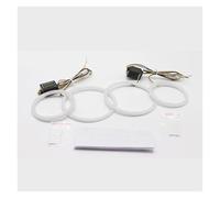 NCTPICLC Car Headlamp Headlights For VW For Golf 4 For Golf4 MK4 R32 VR6 1998 1999 2000 2001 2002 2003 2004 SMD Cotton Light LED Angel Eye Halo Ring DRL Kit(White and yellow)