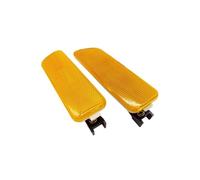 NCTPICLC Dynamic Sequential Side Mirror Turn Signal Lights 2pcs Car Width Indicator Light Body Side Marker Lights Front Turn Signal Lamp For Golf 4 For Polo For MK4(Yellow)