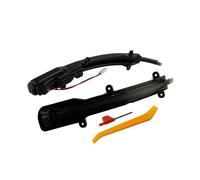 NCTPICLC Dynamic Sequential Side Mirror Turn Signal Lights 2X Amber Dynamic LED Wing Mirror Turn Signal Indicator Light Black Lens For SQ5 Q5 2008-2017 Q7 4L 2009-2015