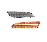 NCTPICLC Dynamic Sequential Side Mirror Turn Signal Lights 4PCS LED Side Marker Light Bumper Front Amber ＆ Rear Turn Signal Lights 2004-2008 For Chrysler For Crossfire(2pc 00Front Amber)