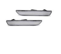 NCTPICLC Dynamic Sequential Side Mirror Turn Signal Lights Front Rear Bumper Side Marker Indicator Lights LED Turn Signal Parking For Mustang 2010-2014(2pcs Front Ambe5r)