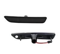 NCTPICLC Dynamic Sequential Side Mirror Turn Signal Lights LED Car Front & Rear Bumper Side Marker Blinker Lights 2010-2018 For Mustang(10-14 aFront Amber)