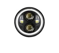 NCTPICLC Fog Passing Lights 5.75 Inch Headlight 5 3/4" DRL Motorcycle Headlamp For Dyna For Iron 883 For Street For Bob FXDB VRSVD VRSCDX XG