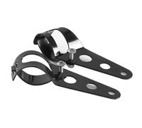 NCTPICLC Fog Passing Lights 7inch LED Motorcycle Headlight Universal 7.5" Round Head Light For Cafe For Racer For Bobber(Only bracket)