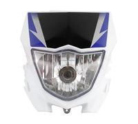 NCTPICLC Fog Passing Lights Headlight Assembly For XTZ125 Fairing Motorcycle Headlamp Accessories Dirt Bike Head Lamp(White)