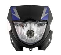 NCTPICLC Fog Passing Lights Headlight Assembly For XTZ125 Fairing Motorcycle Headlamp Accessories Dirt Bike Head Lamp(Black)
