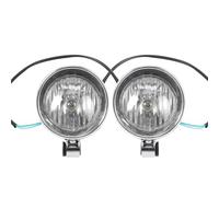NCTPICLC Fog Passing Lights Motorcycle Fog Lights Led Auxiliary Driving Lamp Moto Headlight Spotlights 100W Wired Switch