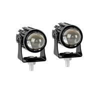 NCTPICLC Fog Passing Lights Motorcycle LED HeadLight Work Spot Lamp SUV Driving Fog Lamp White Yellow 12V 24V(2piece just white)