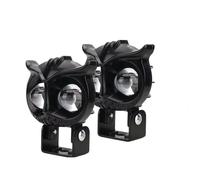 NCTPICLC Fog Passing Lights Motorcycle Led Headlights Additional Spotlight Flashing Signal Lights Flashlight Work Light Universal Moto Accessories(2Piece)