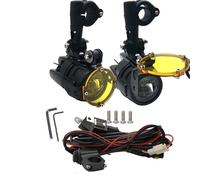 NCTPICLC Fog Passing Lights Universal L6X Headlight LED Motorcycle Motorbike 8000LM Moto Spotlight Waterproof Fog Spot Motos Bulb Super Bright 12V(Flash light B)