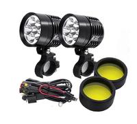 NCTPICLC Fog Passing Lights Universal L6X Headlight LED Motorcycle Motorbike 8000LM Moto Spotlight Waterproof Fog Spot Motos Bulb Super Bright 12V(Always bright A)