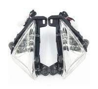 NCTPICLC For For ZX14R For ZZR1400 2006-2020 For CONCOURS 14 For GTR1400 Front LED Turn Signal Indicator Motorcycle Turning Light Blinker Lamp Headlight(Clear)