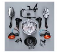 NCTPICLC For FZ6N For FZ6 For FZ-6N 2004 2005 2006 Motorcycle Headlight Set Assembly Mirror Bracket Speedometer Cover Turn Signal Headlight(1 set)