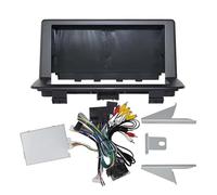 NCTPICLC For Q3 12.3 Inch Car Frame Fascia Adapter Canbus Box Decoder Android Radio Audio Dash Fitting Panel Kit Navigation Frame Dash Radio Bezel(9 Inch High OD)