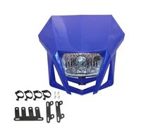 NCTPICLC For SUZUKI For DRZ For RMZ For RM 85 125 250 Motorcycle Headlight Plate For Enduro Dirt Bike Accessories Motocross Headlamp Headlight(Blue)