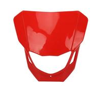 NCTPICLC For WR250F For WR450F For YZ250F For YZ450F 2015-2019 Motorcycle Headlight Assembly LED Headlamp Motocross Accessories Parts Refit Headlight(Red lamp housing)