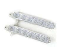 NCTPICLC Front Lamp Assembly 6LED Car DRL Daytime Running Light Lamp For Citroen C1 2006-2017 For C3 2015-2019 9677409380 9802795580 PG2044330(Left)