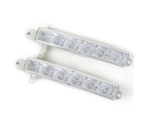 NCTPICLC Front Lamp Assembly 6LED Car DRL Daytime Running Light Lamp For Citroen C1 2006-2017 For C3 2015-2019 9677409380 9802795580 PG2044330(Left)