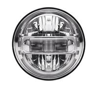 NCTPICLC Front Lamp Assembly 7 Inch Led Headlight H4 DRL Round 7'' Headlights Headlamp For Suzuki Samurai SJ410(1pcs Silver)