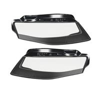 NCTPICLC Headlight Pair Front Headlamp Cover Headlight Shell Transparent Lampshade Lens Headlamp Shell For A4 A4L B8 2009 2010 2011 2012 Front Lights(Pair)