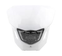 NCTPICLC Motorcycle Headlight Assembly LED Headlamp For WR250F For WR450F For YZ250F For YZ450F 2015-2019 Motocross Accessories Parts Refit Headlight(White)