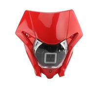 NCTPICLC Motorcycle LED Headlight For CRF 150L 250 450 Fairing Dirt Bike Accessories For Supermoto For Enduro Motocross Headlight(Red)