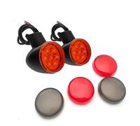 NCTPICLC Motorcycle Turn Signal LED Spotlight Fog Light Bracket For Road For King For FLHR 1994-2013 For Electra For Street For Glide For FLHX 2014-2021 Headlight(2pcs black A)