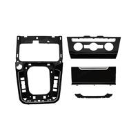 NCTPICLC OEM Stereo Radio CD Player Panel Frame Air Conditioning Ashtray Cover Shift Knob Basic Piano Black For VW For Passat B8 Navigation Frame Dash Radio Bezel(For Passat B8 set)
