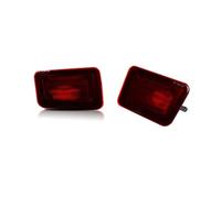 NCTPICLC Rear Tail Light Assembly Car Rear Bumper Reflector Tail Light Cover Housing Shells For Hummer For H2 2005-2009 No Bulb Socket Accessories(Red Lens)