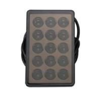 NCTPICLC Third 3RD Brake Light 12V F1 Style LED Brake Pilot Light Car Rear Tail Auto Flashing Warning Reverse Stop Safety Lights For SUV Moto(1 Pc Black)