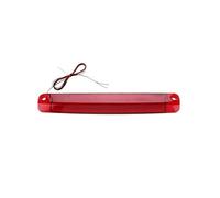 NCTPICLC Third 3RD Brake Light Car 18Leds Brake Tail Light Rear Wing Windshield Roof Stop Lamp Auto Styling Retrofit 3rd Parking Indicator 12V Taillight 24 LED(1pc 18 30cm)