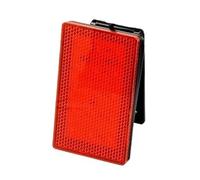 NCTPICLC Third 3RD Brake Light F1-style Car Navigation Flashing Strobe Brake Indicator LED Rear Tail Light 12V Square Suitable For Cars, Motorcycle(Red shell-1PC)