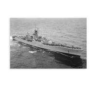 NCUDANK Art Poster of The Frigate La Rosey Canvas Poster Wall Art Decor Print Picture Paintings for Living Room Bedroom Decoration 24x36inch(60x90cm)