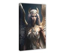 NCUDANK Art Poster of The Roman Goddess of Victory Canvas Poster Wall Art Decor Print Picture Paintings for Living Room Bedroom Decoration 08x12inch(20x30cm)