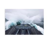 NCUDANK HMS Portland Poster Art Canvas Poster Wall Art Decor Print Picture Paintings for Living Room Bedroom Decoration 20x30inch(50x75cm)