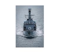 NCUDANK HMS Portland Poster Canvas Poster Wall Art Decor Print Picture Paintings for Living Room Bedroom Decoration 12x18inch(30x45cm)