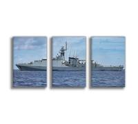 NCUDANK HMS Trent Naval Ship Poster Canvas Poster Bedroom Decor Landscape Office Room Decor Gift 08x12inch(20x30cm)