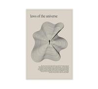 NCUDANK Laws of The Universe Poster Canvas Poster Wall Art Decor Print Picture Paintings for Living Room Bedroom Decoration 12x18inch(30x45cm)