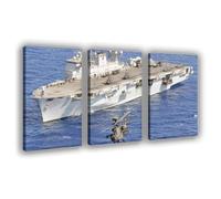 NCUDANK Naval Carrier “Ocean” Poster Canvas Poster Bedroom Decor Landscape Office Room Decor Gift 12x18inch(30x45cm)