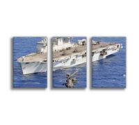 NCUDANK Naval Carrier “Ocean” Poster Canvas Poster Bedroom Decor Landscape Office Room Decor Gift 20x30inch(50x75cm)