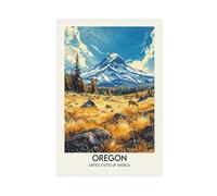 NCUDANK Portland Oregon Poster Art Canvas Poster Bedroom Decor Landscape Office Room Decor Gift 24x36inch(60x90cm)