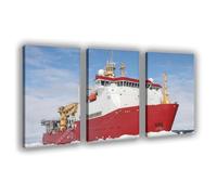NCUDANK Poster for The Naval Frigate Arctic Canvas Poster Bedroom Decor Landscape Office Room Decor Gift 12x18inch(30x45cm)