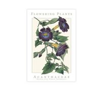 NCUDANK Retro Golden Eye Wisteria Canvas Poster Bedroom Decor Landscape Office Room Decor Gift 12x18inch(30x45cm)