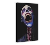 NCUDANK Scream of Terror Art Poster Canvas Poster Bedroom Decor Landscape Office Room Decor Gift 24x36inch(60x90cm)