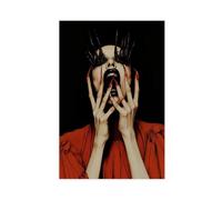 NCUDANK Screaming in Terror Poster Canvas Poster Wall Art Decor Print Picture Paintings for Living Room Bedroom Decoration 12x18inch(30x45cm)