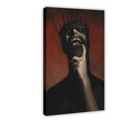 NCUDANK The Fallen King Dark Poster Canvas Poster Wall Art Decor Print Picture Paintings for Living Room Bedroom Decoration 12x18inch(30x45cm)