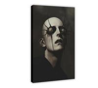 NCUDANK The Gaze of Terror A Sinister Poster Canvas Poster Wall Art Decor Print Picture Paintings for Living Room Bedroom Decoration 16x24inch(40x60cm)